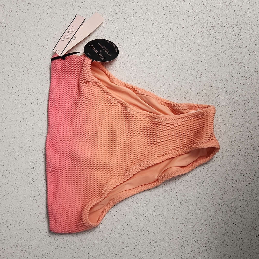 Victoria's Secret NWT High-Waist Orange & Pink Ombre Cheeky Bikini Bottoms